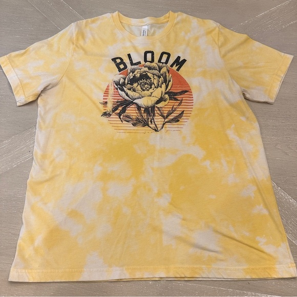Bella Canvas Yellow and Orange Short Sleeve Tee - Picture 1 of 4